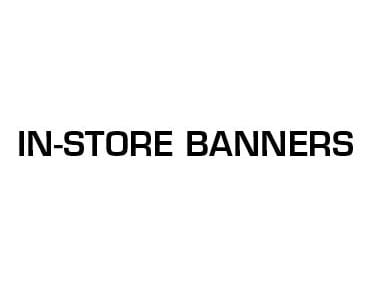 In-store banners