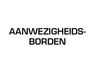 Aanwezigheidsborden