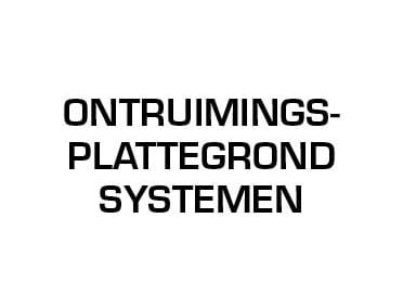 Ontruimingsplattegrond systemen