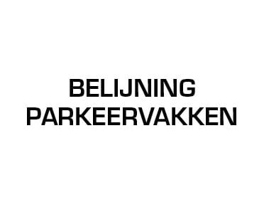 Belijning parkeervakken