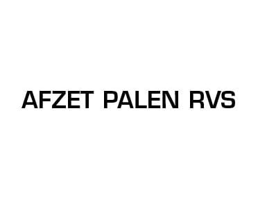 Afzetpalen RVS
